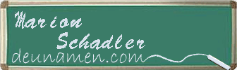 Marion Schadler Visitenkarte